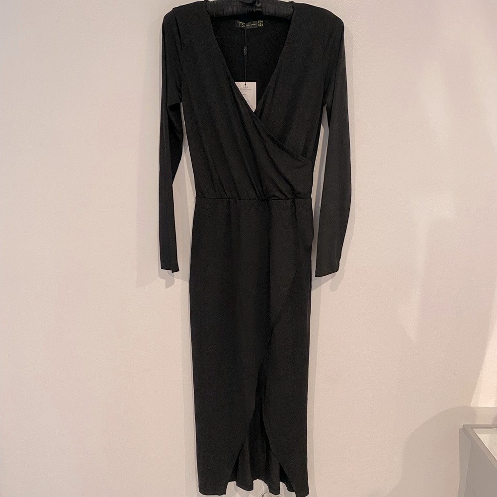 NEW Three Seasons Black Evening Gown